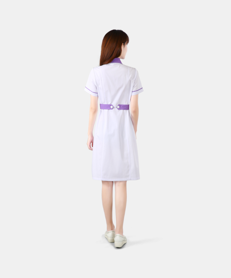 短袖长装护士服