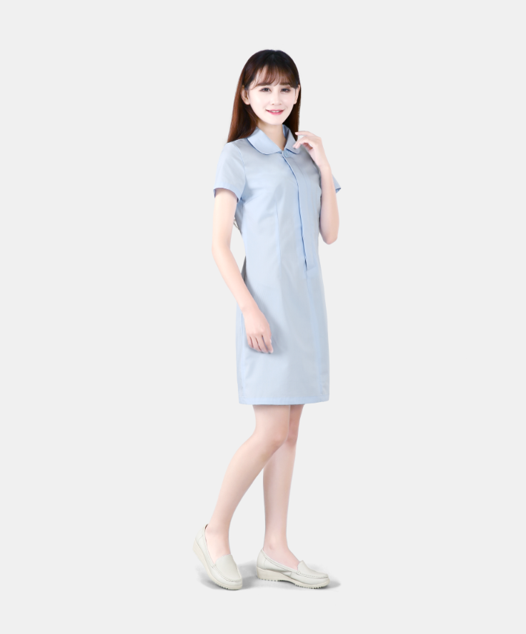 短袖长装护士服