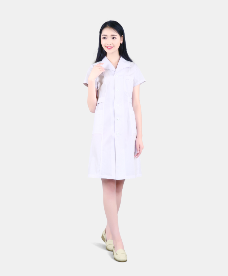 短袖长装护士服